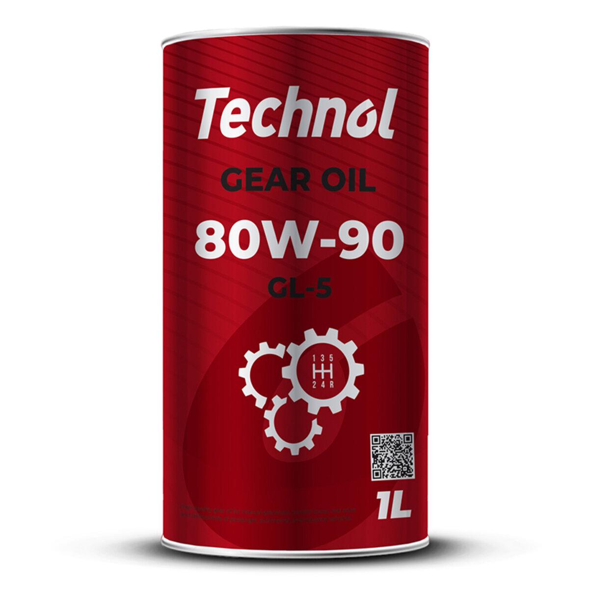 Трансмиссионное масло Technol Gear Oil 80W-90 GL-5 1л