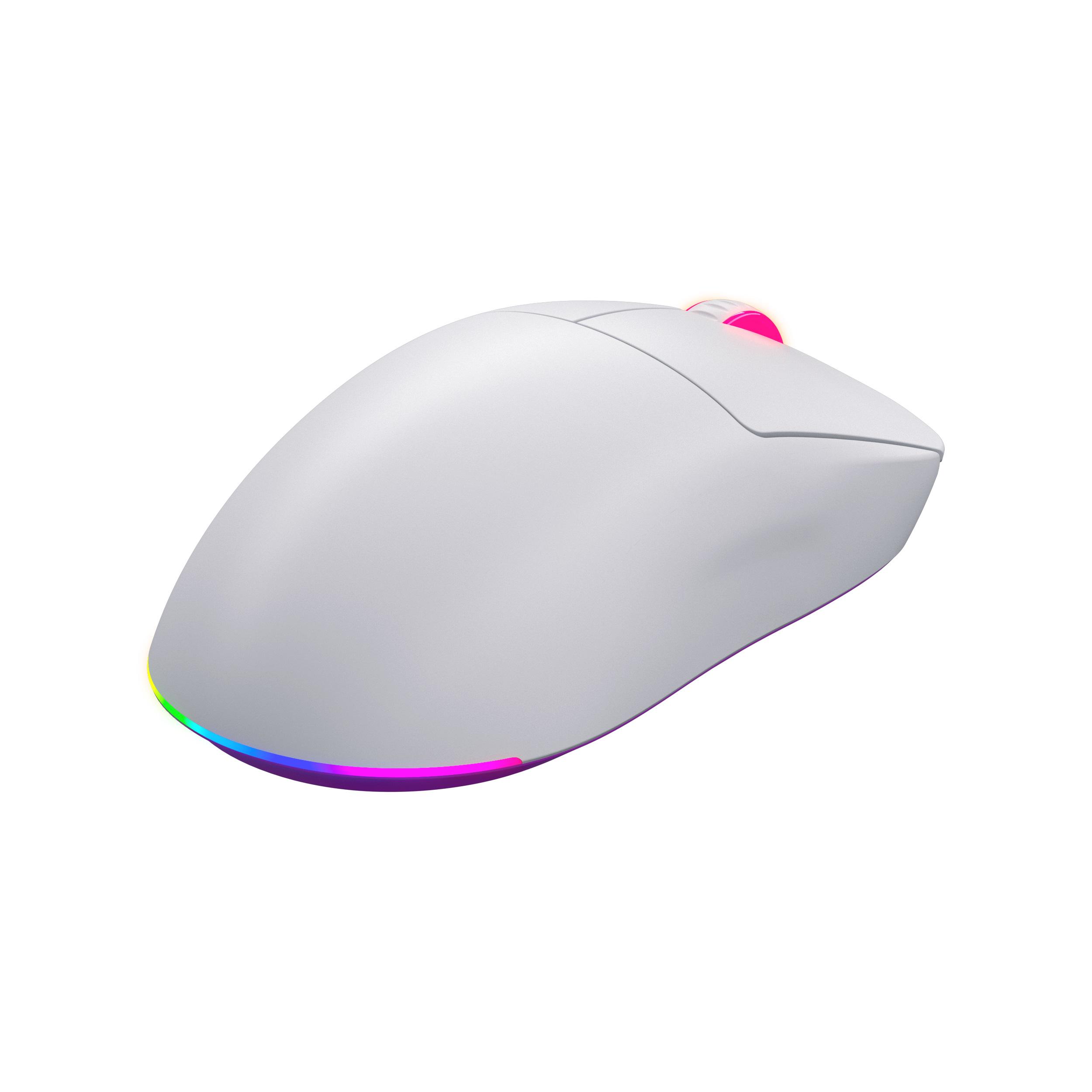 Мышка игровая Hator Quasar 3 Ultra 8K беспроводная оптическая 30000 dpi аккумуляторная Белый (629365) - фото 4 Мышка игровая Hator Quasar 3 Ultra 8K беспроводная оптическая 30000 dpi аккумуляторная Белый (629365) - фото 4