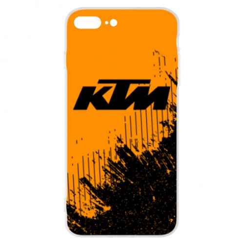 Чохол для iPhone 8 Plus KTM and grunge background
