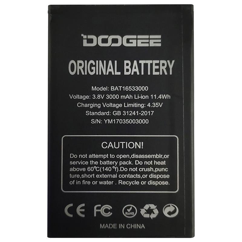 Акумулятор DooGee X9 BAT16533000 3000 mAh - фото 2