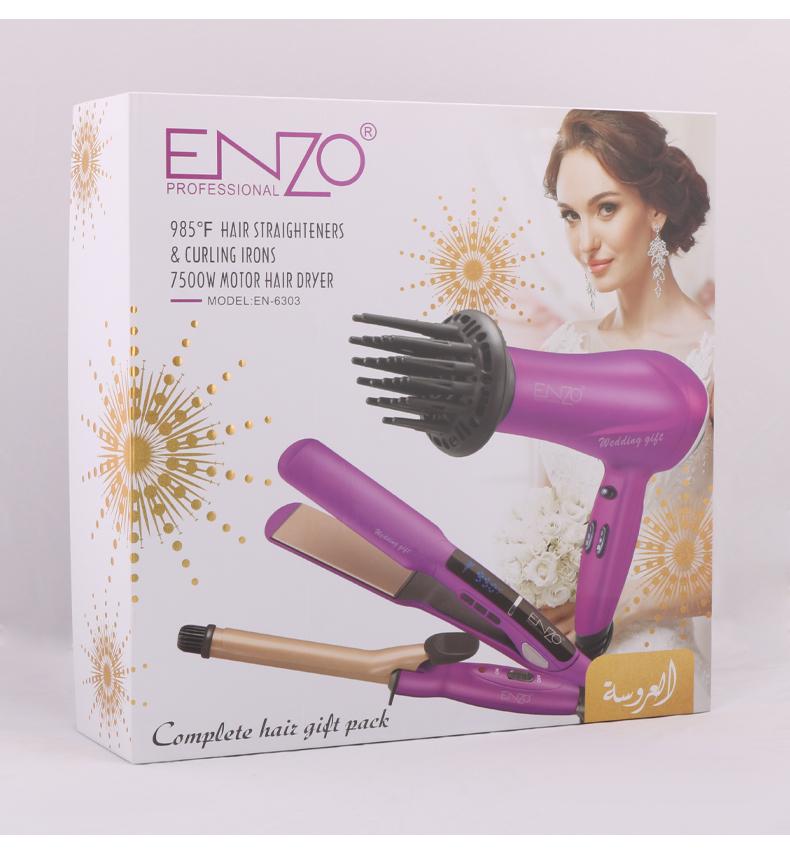 Фен для сушіння волосся з плойками Enzo EN-6303 (801819) - фото 3 Фен для сушіння волосся з плойками Enzo EN-6303 (801819) - фото 3