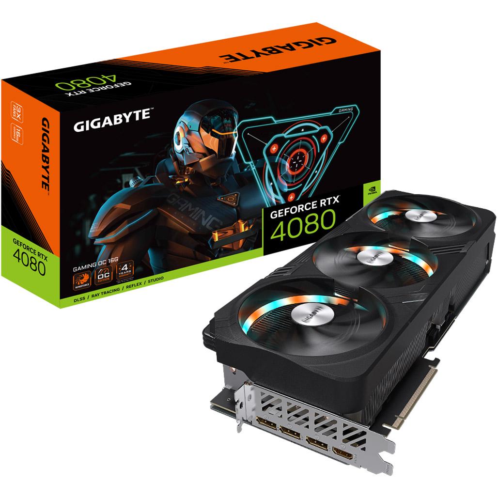 Видеокарта Gigabyte GeForce RTX 4080 Gaming OC (GV-N4080GAMING OC-16GD)