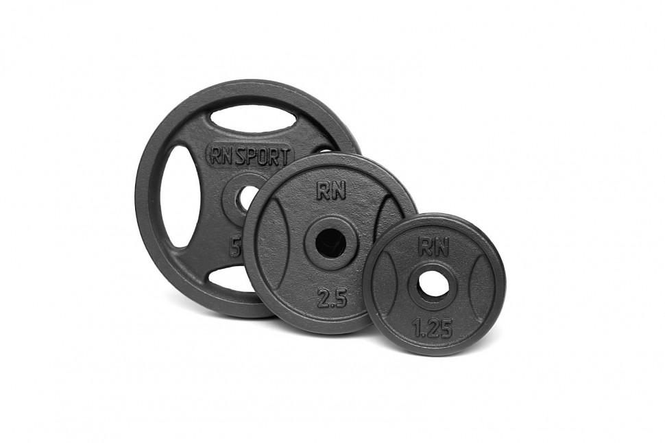 Гантели металлические разборные RN-Sport Quatro-GRIP металлические 2 шт. 28 кг (8253763) - фото 3