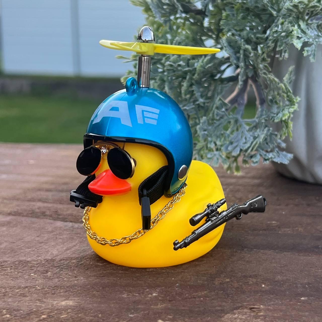 Утка со шлемом и автоматом на торпеду (DC005) Утка со шлемом и автоматом на торпеду (DC005)