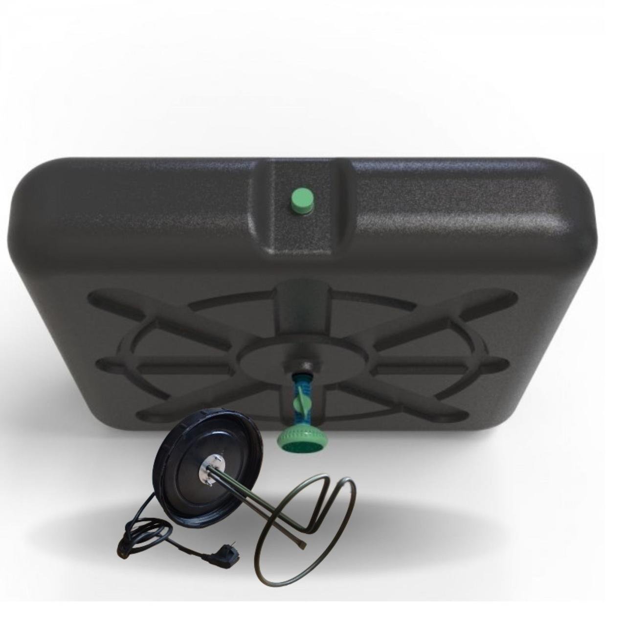 Бак с подогревом Европласт ТЭН 2 кВт для душа 150 л - фото 4