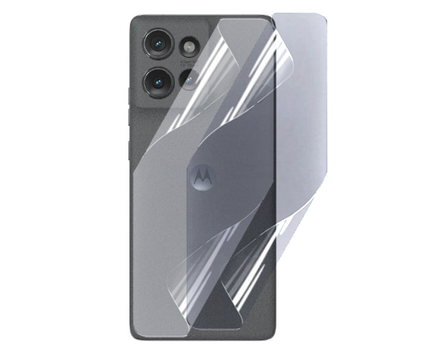 Протиударна гідрогелева плівка Hydrogel Film для Motorola Edge 50 на задню панель, Transparent