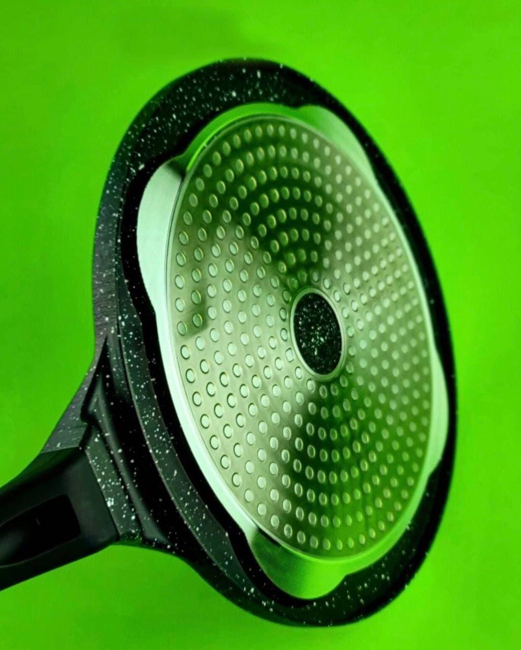 Сковорідка для млинців Edenberg з антипригарним мармуровим покриттям 27 см (EB-7513) - фото 8 Сковорідка для млинців Edenberg з антипригарним мармуровим покриттям 27 см (EB-7513) - фото 8