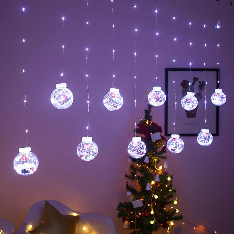 Гирлянда Подарочки Xmas WW-1 Copper Curtain Ball Lamp (iz13401) - фото 1