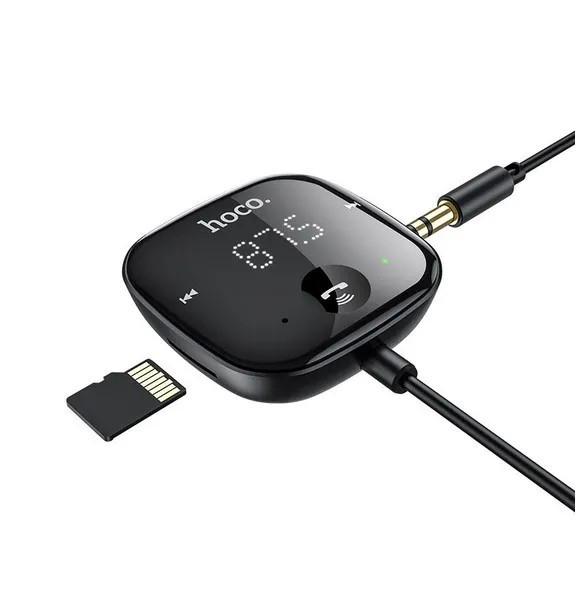 FM-трансмиттер Hoco E65 Bluetooth 5,0 USB AUX с поддержкой карт Micro SD Черный (13329490) - фото 3