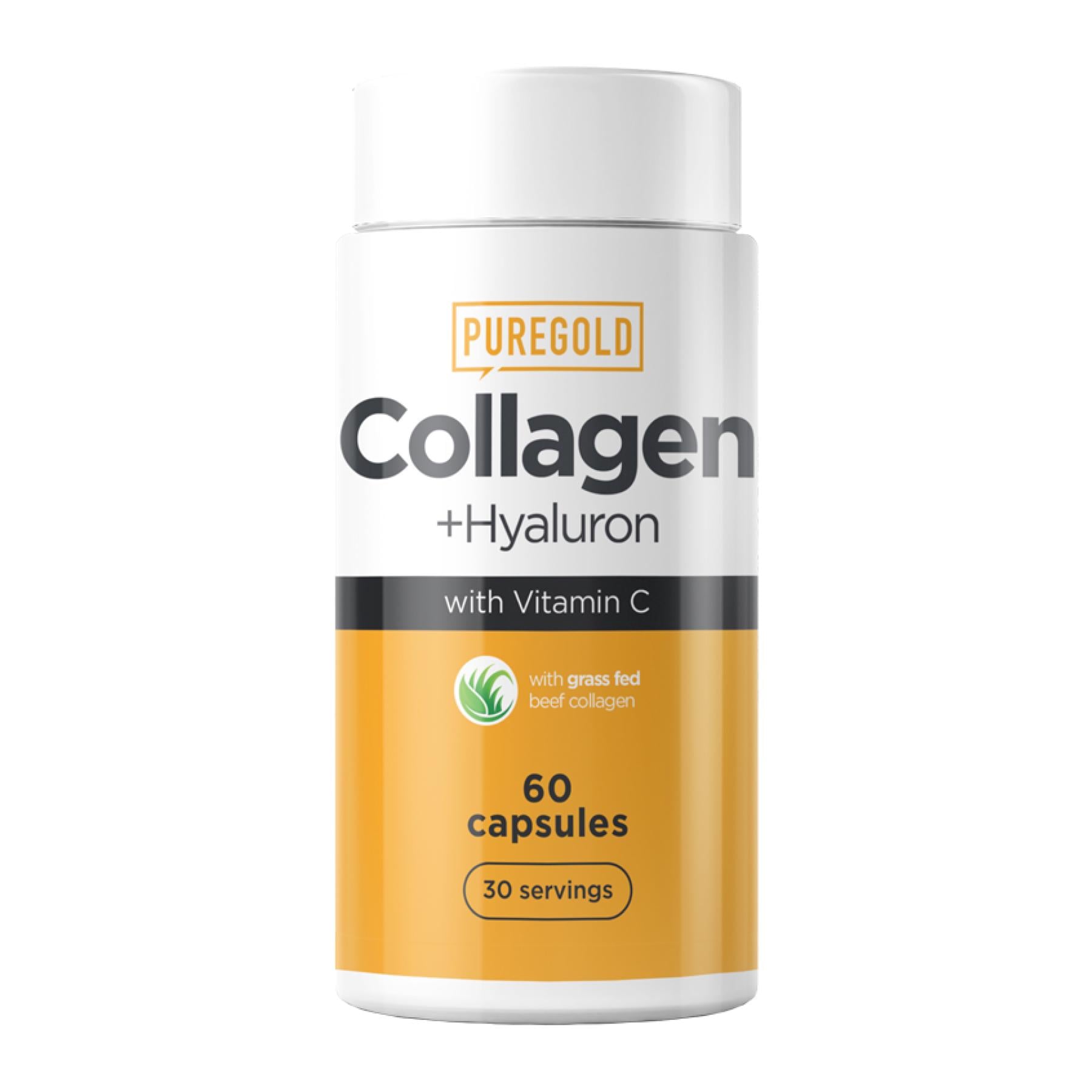 Коллаген и гиалуроновая кислота Pure Gold Collagen + Hyaluron 60 капс.