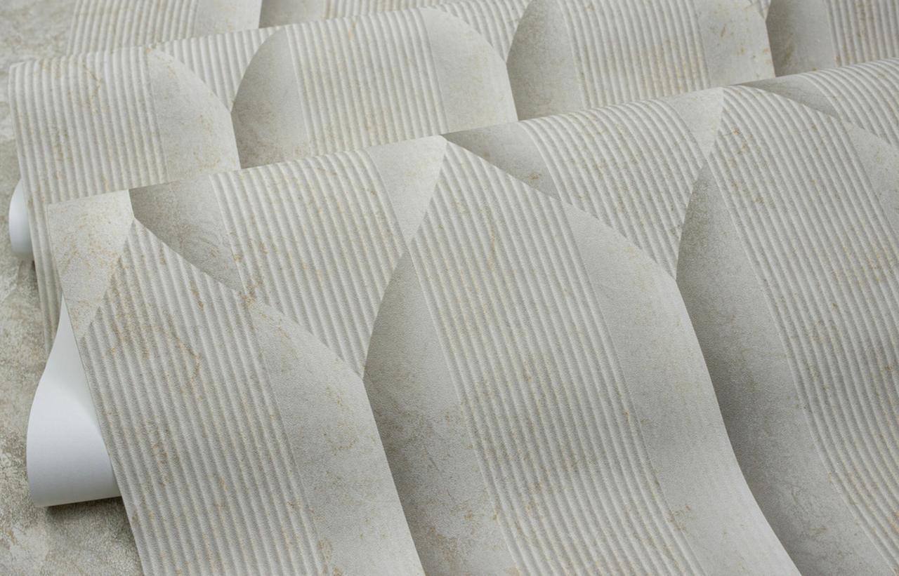 Обои флизелиновые SINTRA Volume 526231 декор винил горячего тиснения 1,06х10,05 м Серый