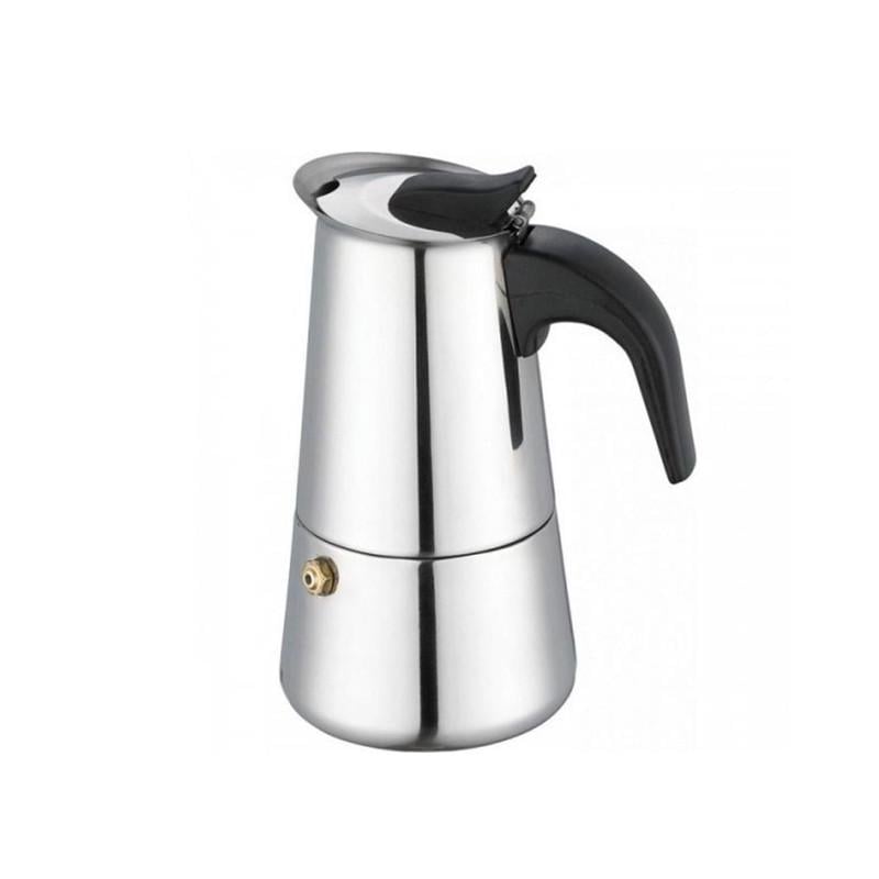 Кавоварка гейзерна A-PLUS 4CUP з нержавіючої сталі 200 мл (2087)