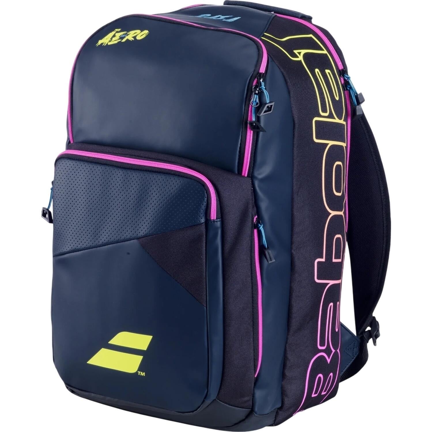 Рюкзак Babolat BACKPACK PURE AERO RAFA Сине-розово-желтый (753102-373)