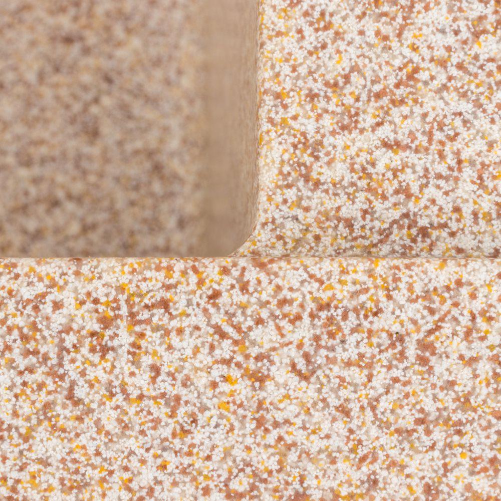 Мойка кухонная гранитная 7050 Cascada Platinum матовая Карамель - фото 7