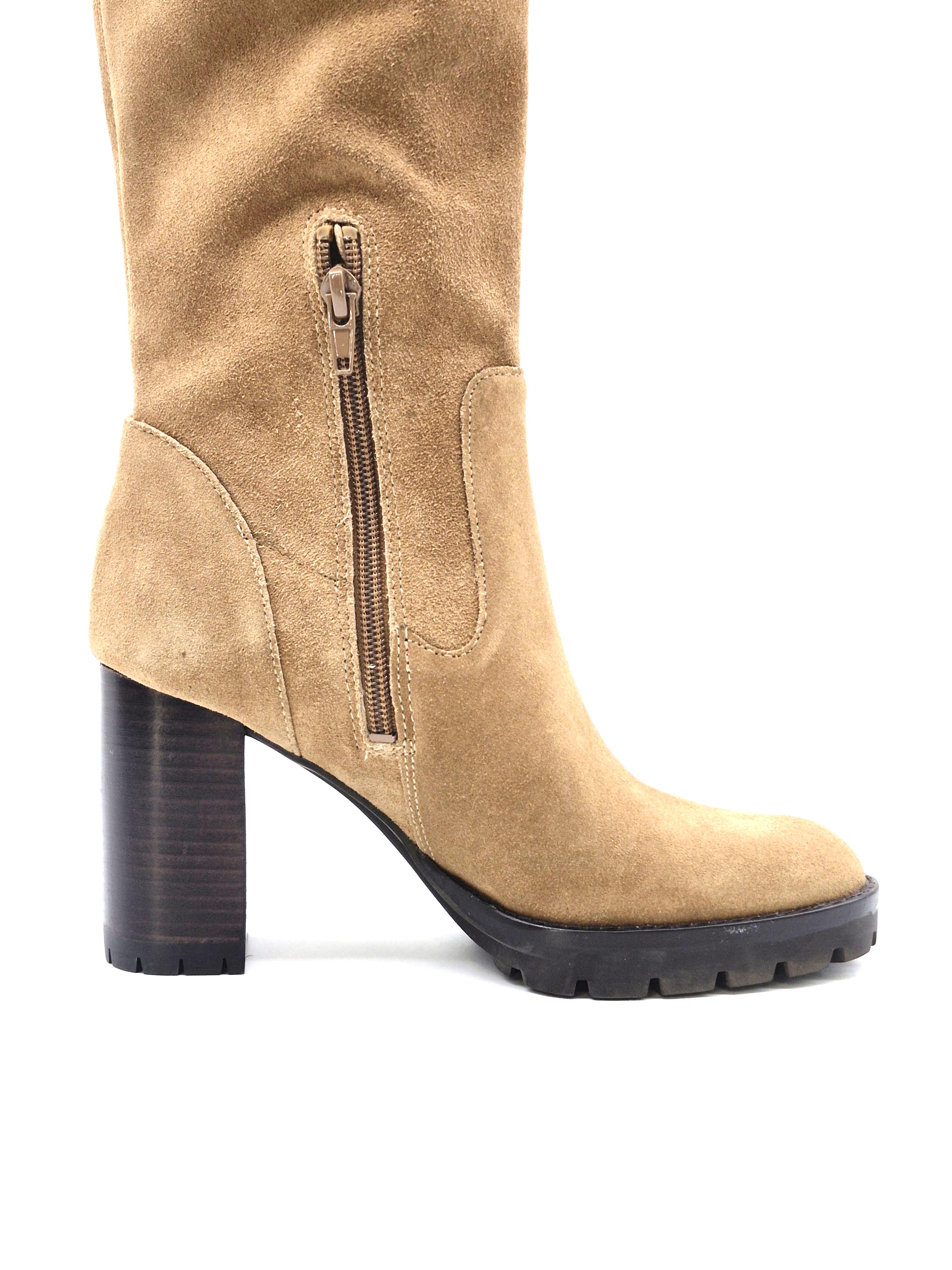 Ботфорти жіночі What For TRACY р. 35 Light Brown - фото 6