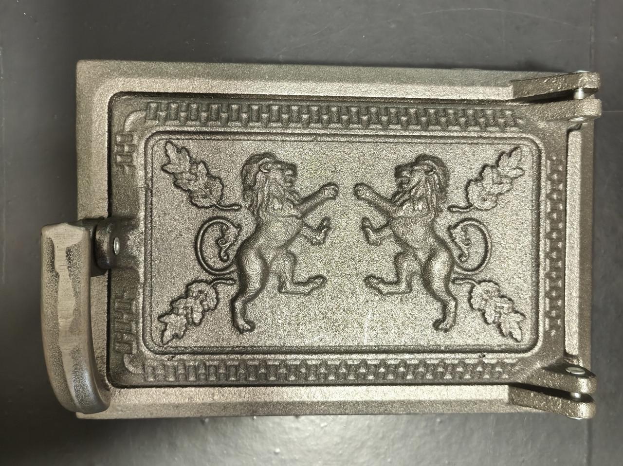 Дверца для печи поддувальная Лев 165х245 мм