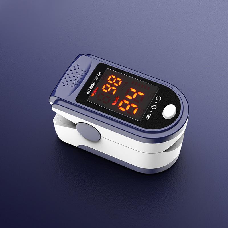 Пульсоксиметр на палец Pulse Oximeter SP02 Синий - фото 2