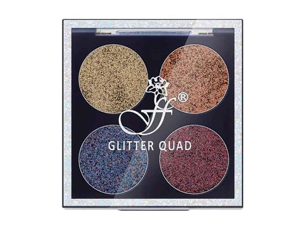 Тени для век глитер GLITTER QUAD 01 FFLEUR 5 г