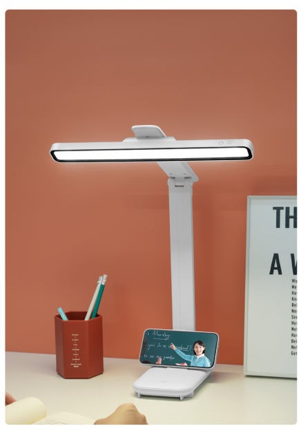 Настольная лампа-подставка XO OZ07 трехцветная с ДУ 1200 mAh Белый (62497) - фото 2 Настольная лампа-подставка XO OZ07 трехцветная с ДУ 1200 mAh Белый (62497) - фото 2