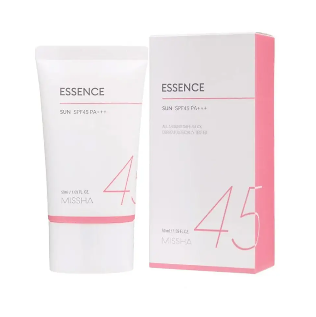 Крем для тела солнцезащитный Missha All Around Safe Block Essence Sun SPF45/PA+++