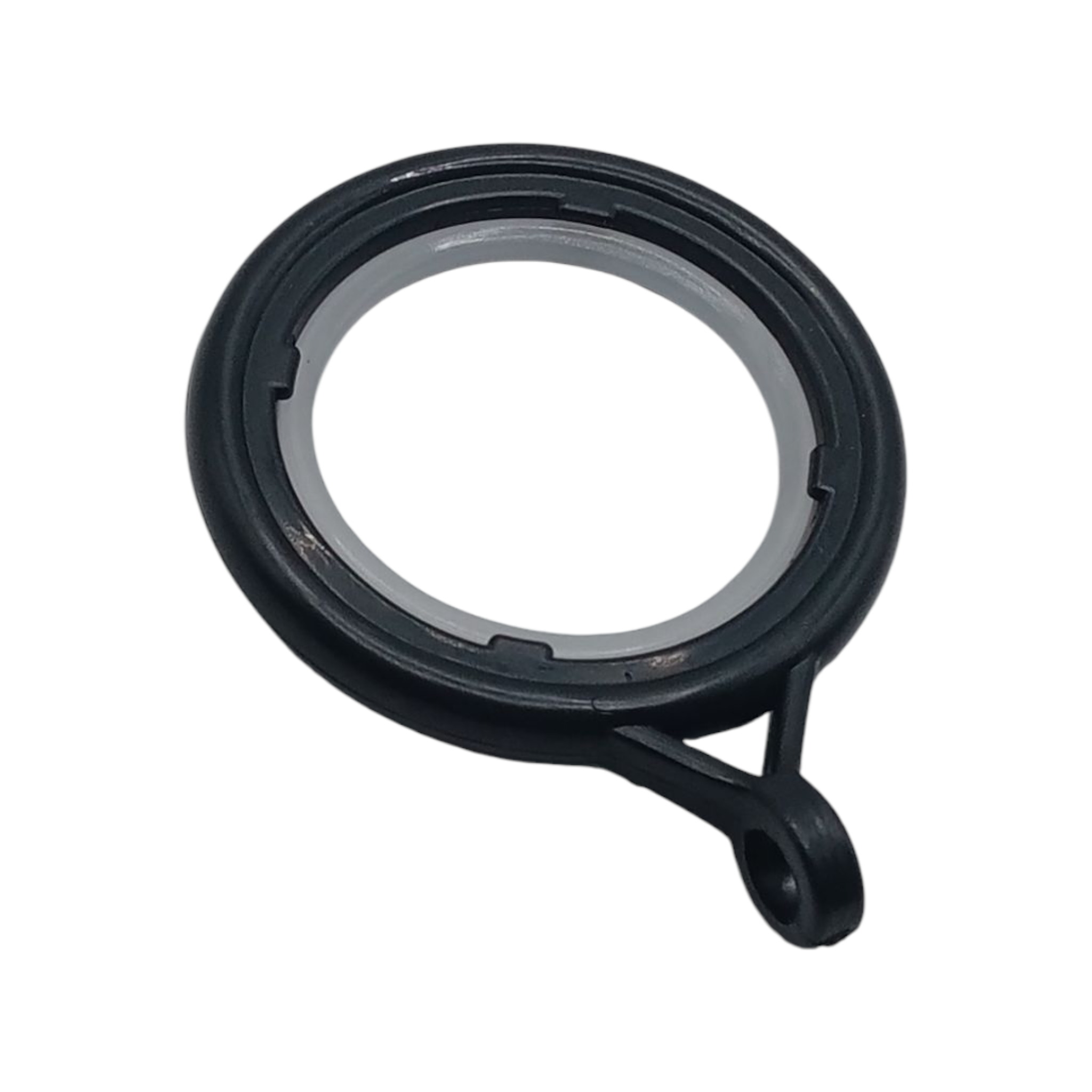 Кольцо для карниза 30 мм с петелькой Черный (1200) Кольцо для карниза 30 мм с петелькой Черный (1200)