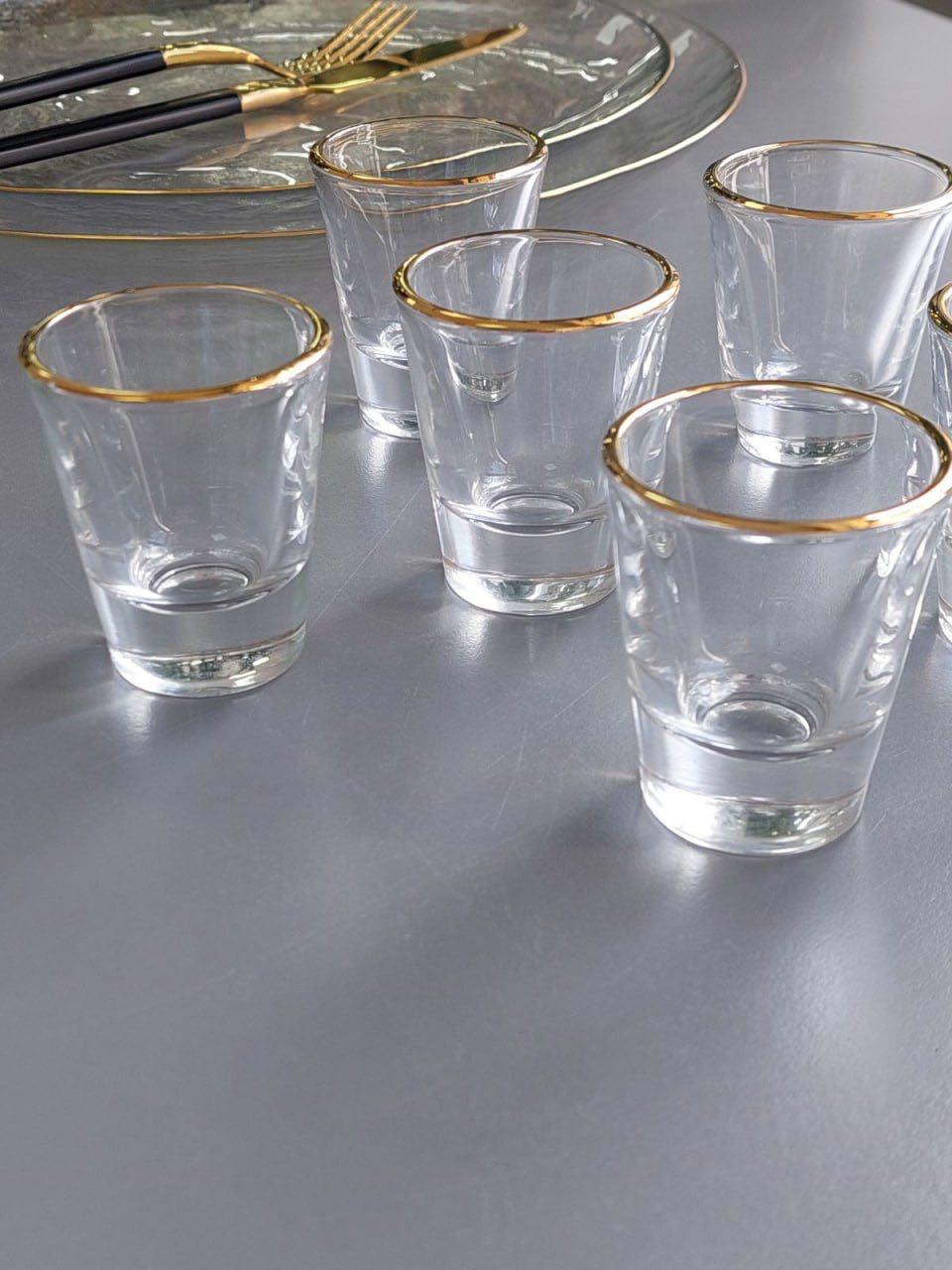 Набор рюмок Шот 40 мл 6 шт. Прозрачный (102-829) - фото 4 Набор рюмок Шот 40 мл 6 шт. Прозрачный (102-829) - фото 4