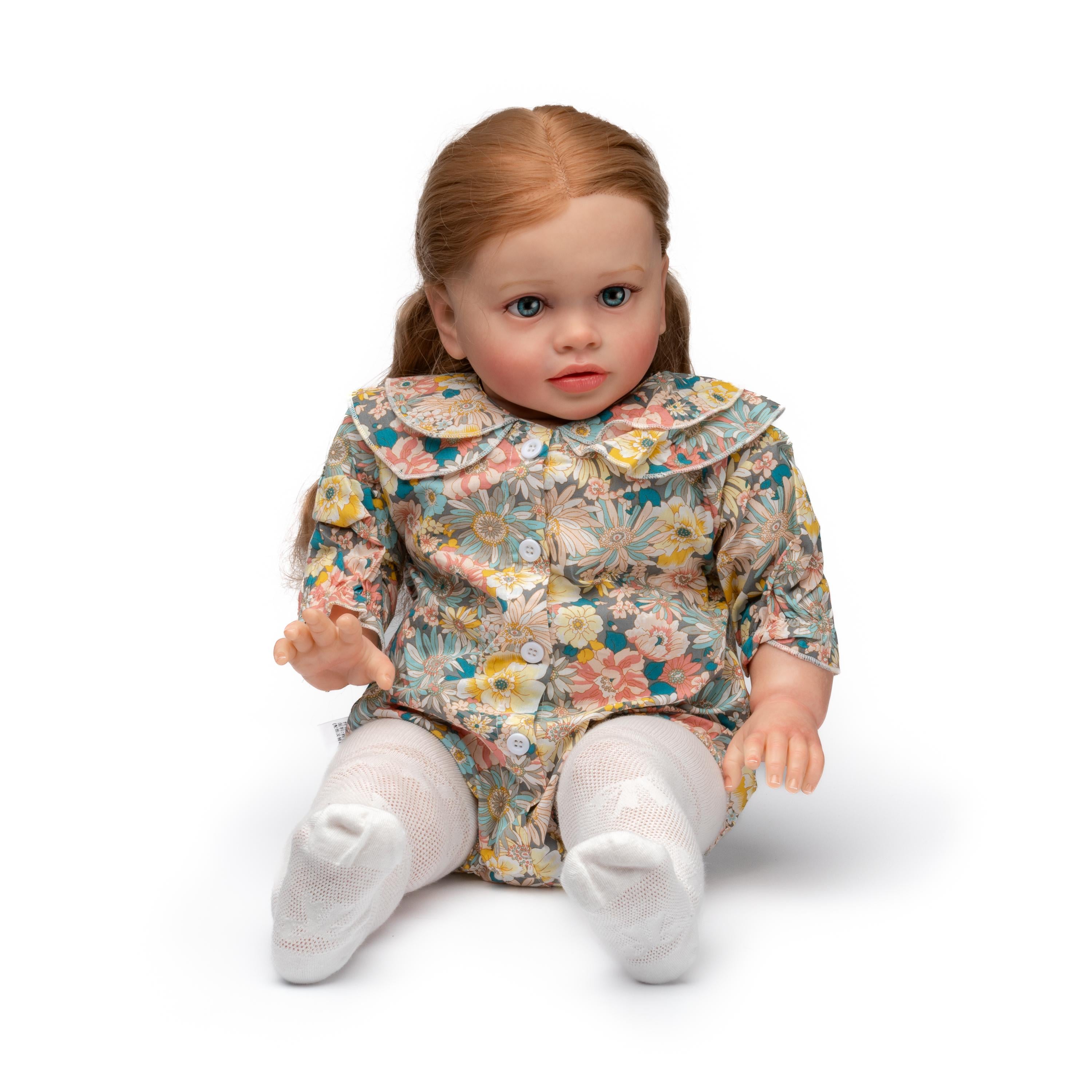 Кукла силиконовая коллекционная Reborn Девочка Джессика виниловая 65 см