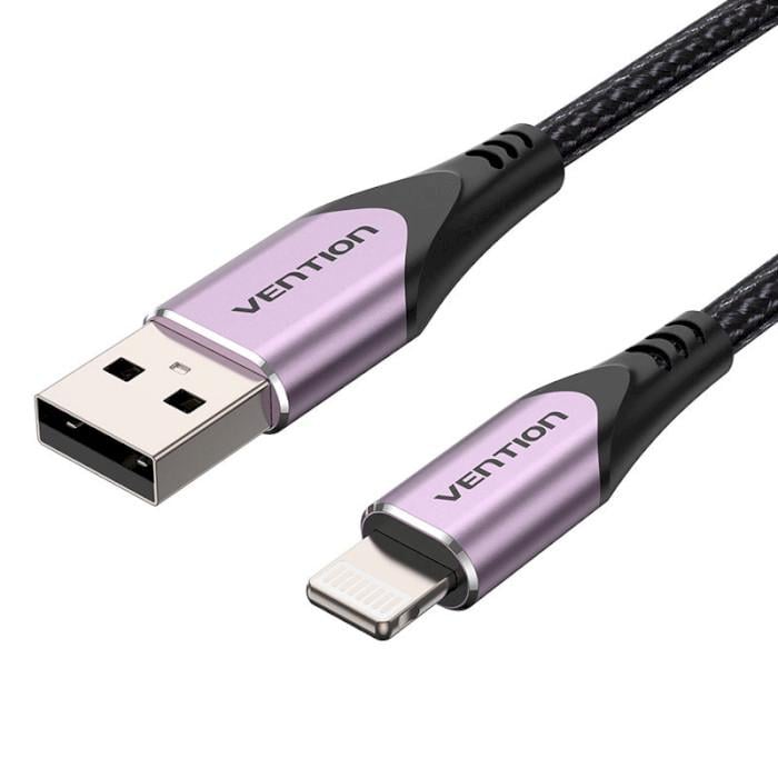 Кабель Vention USB AM-Lightning 2 м Aluminum Alloy Purple (LABVH)