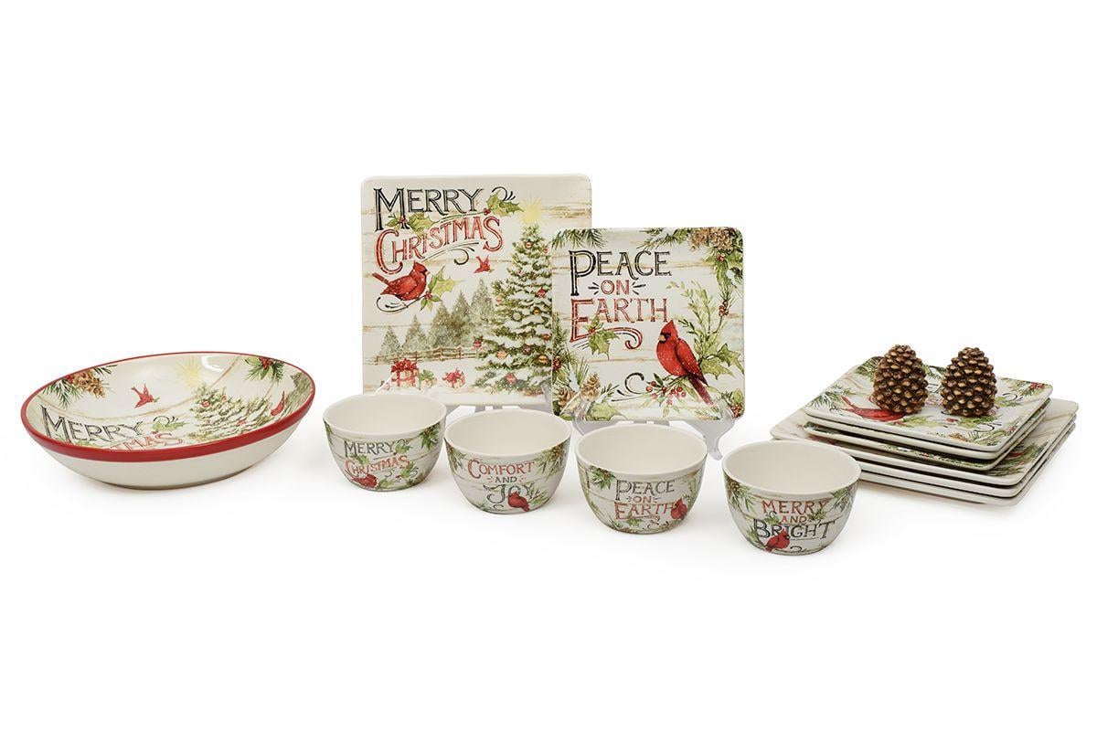 Набор пиал Certified International Прекрасное Рождество из керамики 13,3 см/4 шт. Бежевый (28348-set) - фото 9 Набор пиал Certified International Прекрасное Рождество из керамики 13,3 см/4 шт. Бежевый (28348-set) - фото 9