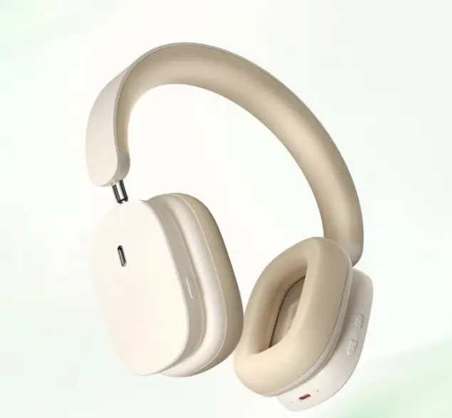 Наушники беспроводные BASEUS Bowie H1 Noise-Cancellation Wireless Headphones NGTW230202 Creamy/White - фото 3