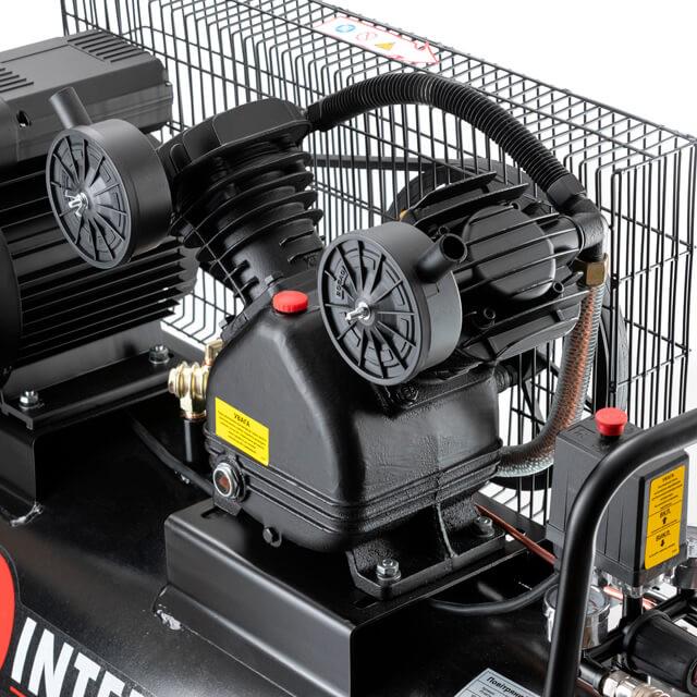 Компрессор Storm Intertool PT-0014 100 л 3 кВт 220 В 10 атм 500 л/мин. 2 цилиндра (113720) - фото 7 Компрессор Storm Intertool PT-0014 100 л 3 кВт 220 В 10 атм 500 л/мин. 2 цилиндра (113720) - фото 7