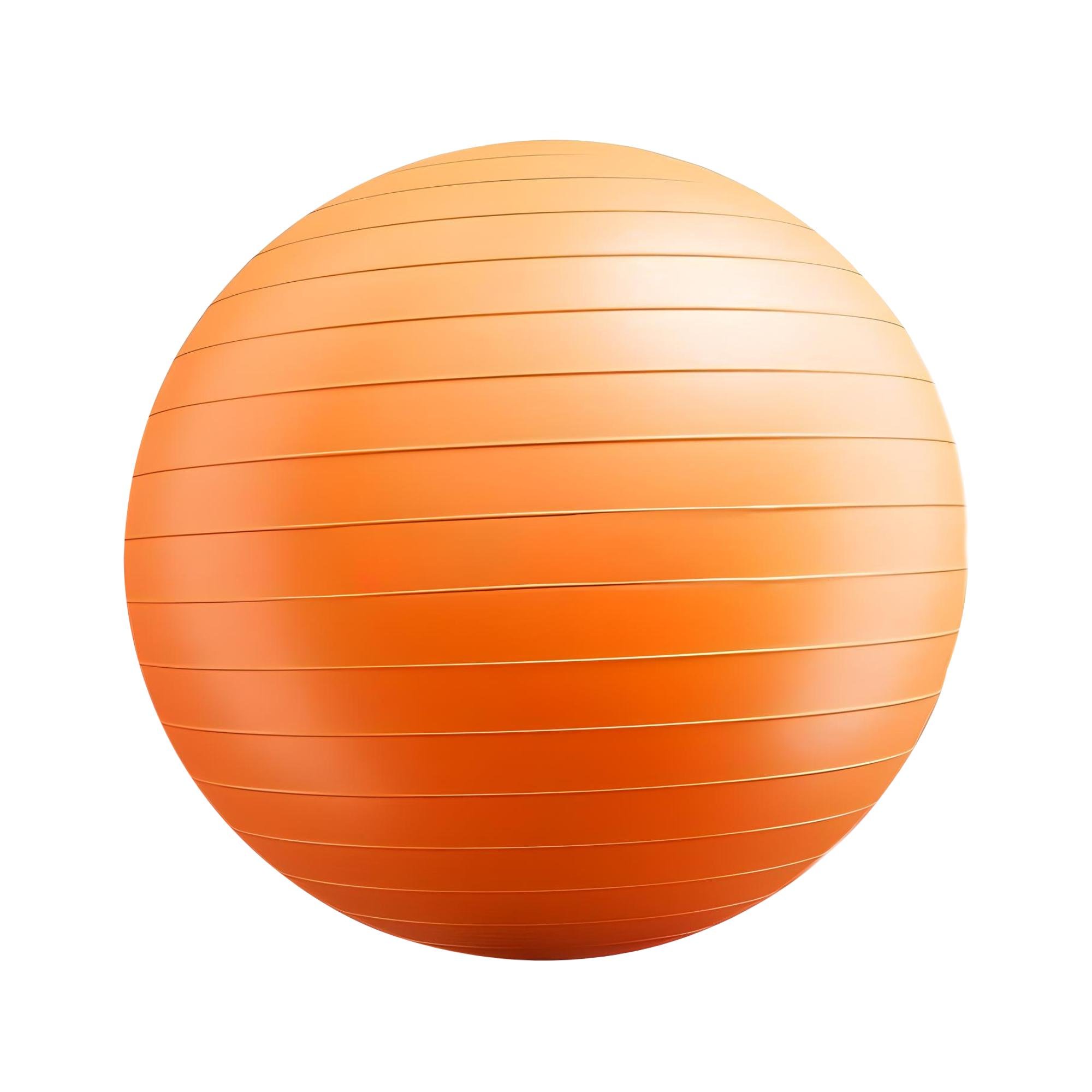 Мяч для фитнеса надувной резиновый Yoga Ball 65 см Оранжевый (HA-330)