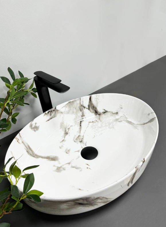 Умывальник накладной VBI UDINE Carrara Glossy (2808389645)