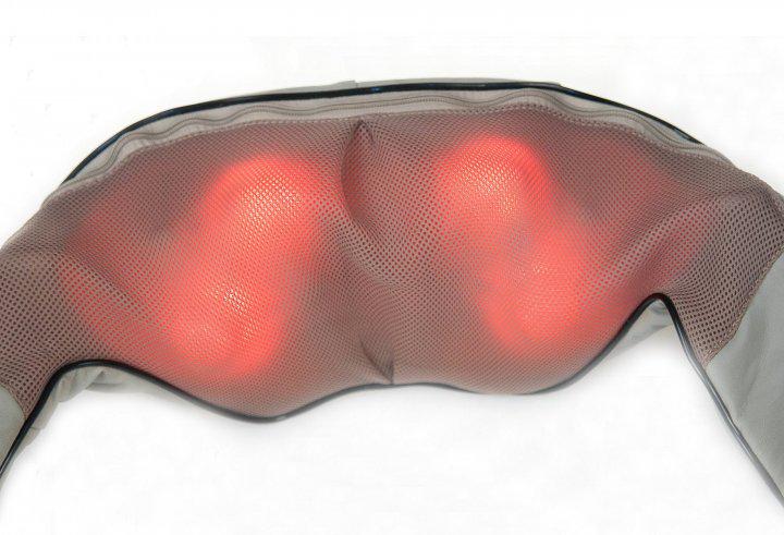 Масажер роликовий для шиї і спини Massager of Neck Kneading з інфрачервоним прогріванням (MASA SPI SHE) - фото 4