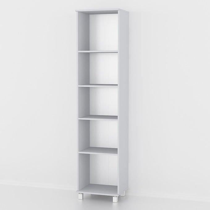 Полка для книг 450x1930x360 мм Серый