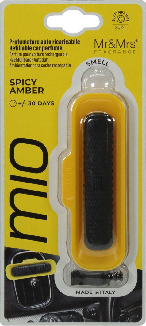 Ароматизатор Mr&Mrs MIO Yellow Spicy Amber JMIOBS003V01 полимерный на дефлектор (0316613)