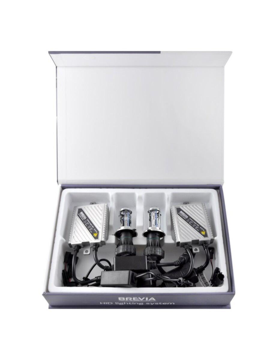 Комплект біксенону Brevia Н4 bi-xenon 5000К/Super Slim Canbus (2266-27392) Комплект біксенону Brevia Н4 bi-xenon 5000К/Super Slim Canbus (2266-27392)