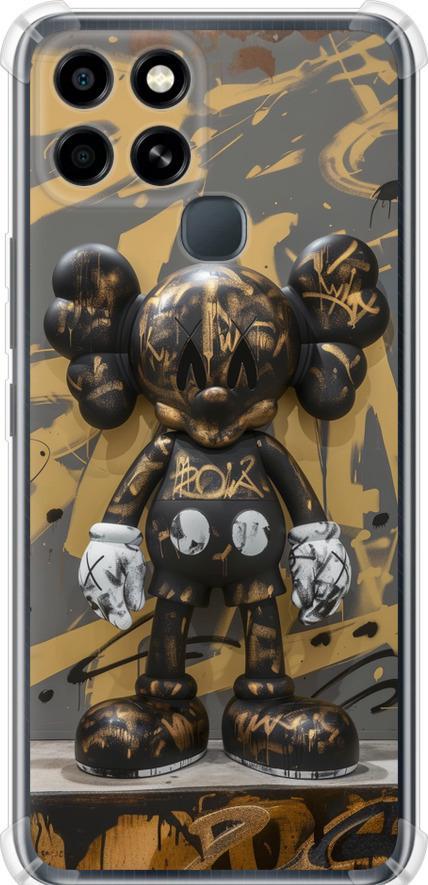 Чехол на Infinix Smart 6 Bronze kaws (6097sp-2758-42517)