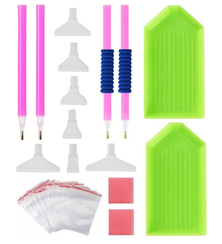 Комплект инструментов для алмазной вышивки 41 элемент (skl-compl17)