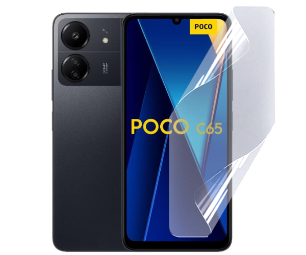 Протиударна гідрогелева плівка Hydrogel Film для Xiaomi Redmi 13C 4G / 13C 5G / Poco C65​, Transparent
