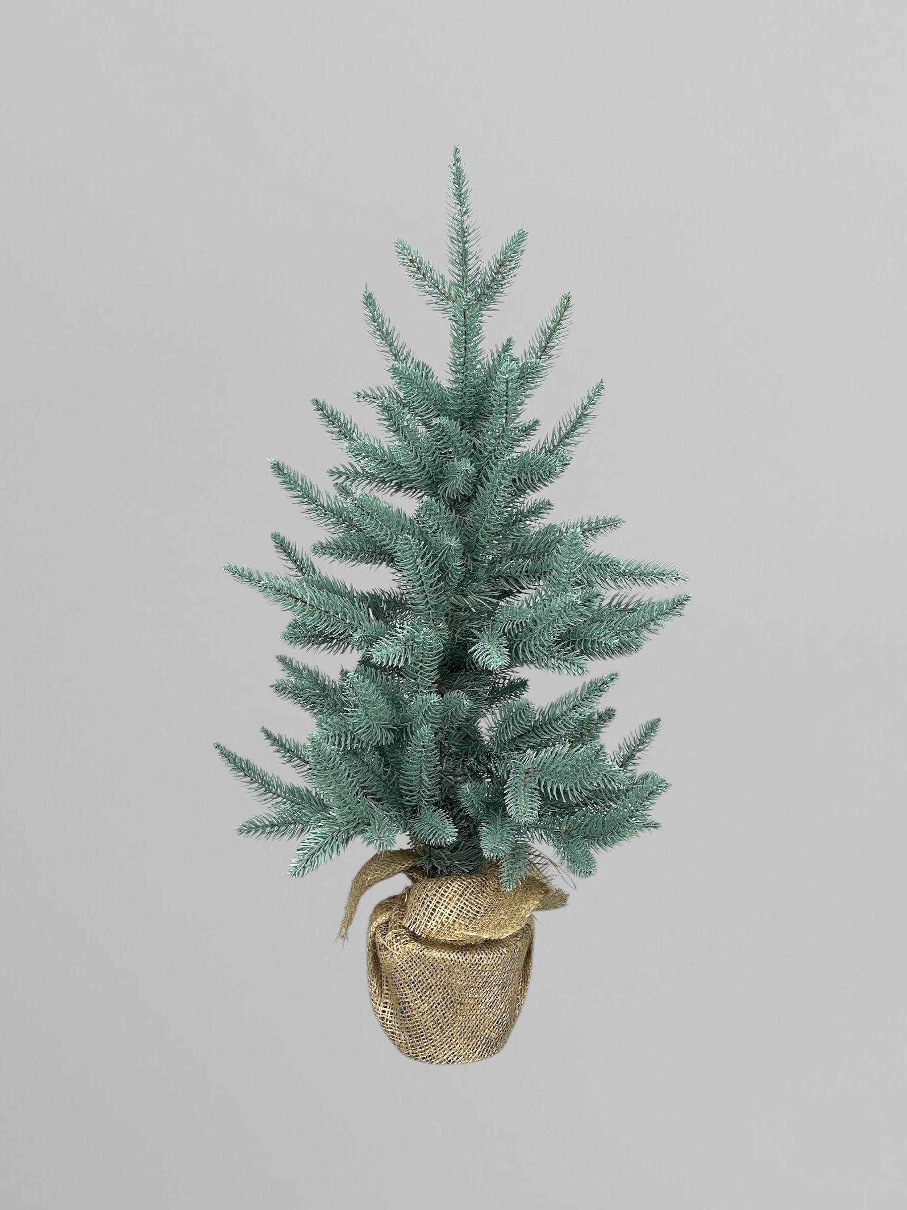 Искусственная елка литая Classic в горшке с мешковиной 70 см Голубой (Н01012) - фото 2 Искусственная елка литая Classic в горшке с мешковиной 70 см Голубой (Н01012) - фото 2