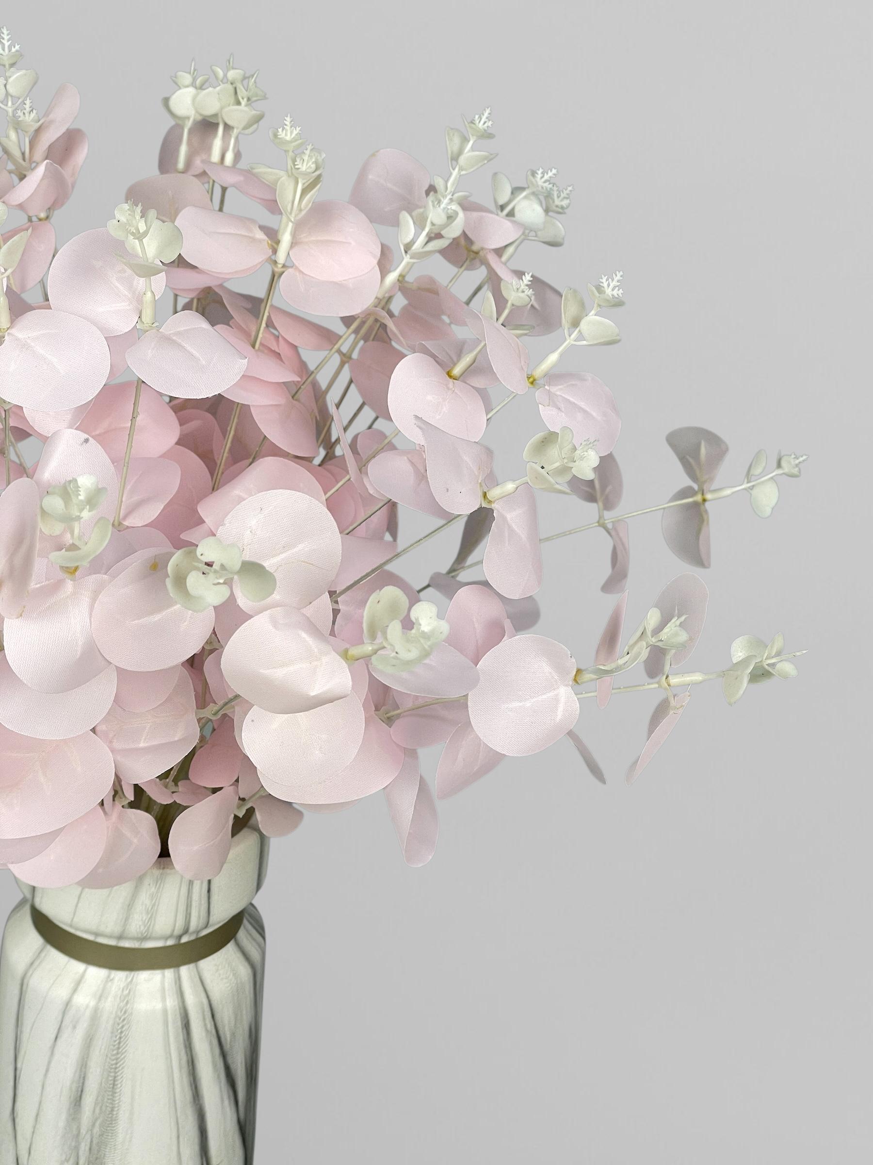 Искусственный эвкалипт 46 см Нежно-розовый (Р05013) - фото 5 Искусственный эвкалипт 46 см Нежно-розовый (Р05013) - фото 5