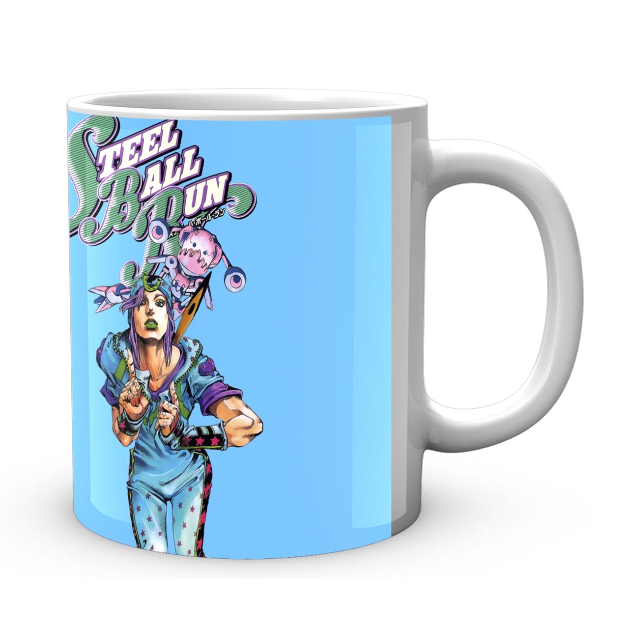 Чашка Geekland JoJo's Bizarre Adventure Гонка стальная пуля 330 мл (JJSBR 05)