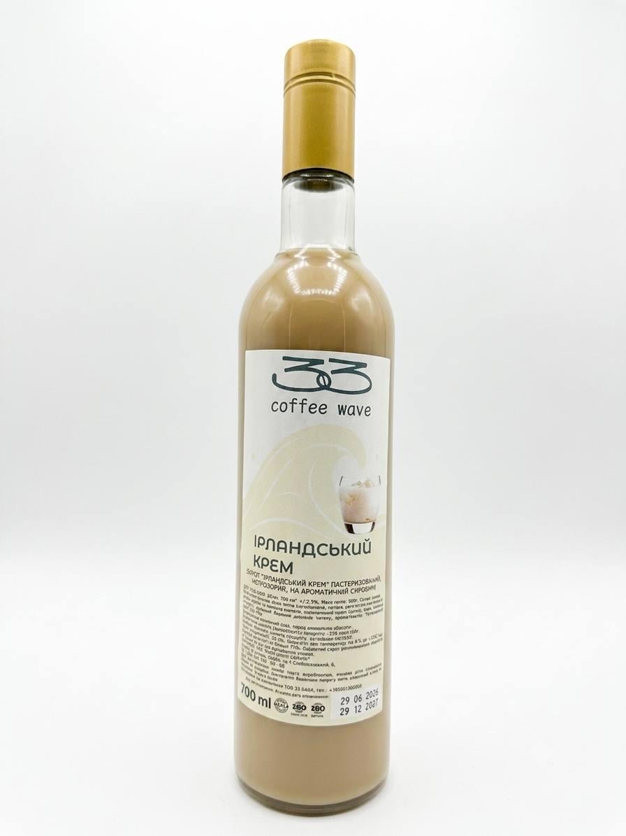 Сироп 33 Coffee Wave Ірландський крем для кави/коктейлів і десертів 700 мл (36926717)