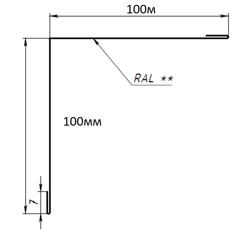 Угол внутренний для кровли SIMBUD нержавеющая сталь глянец 2000х100 мм 0,45 мм RAL6005 (56666342) - фото 3 Угол внутренний для кровли SIMBUD нержавеющая сталь глянец 2000х100 мм 0,45 мм RAL6005 (56666342) - фото 3