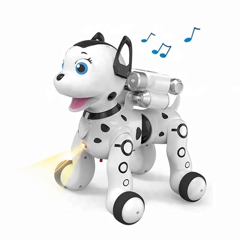 Интерактивная игрушка AeiCheng My Lovely Puppy робот-собака на радиоуправлении с проектором Белый (SUN2988)