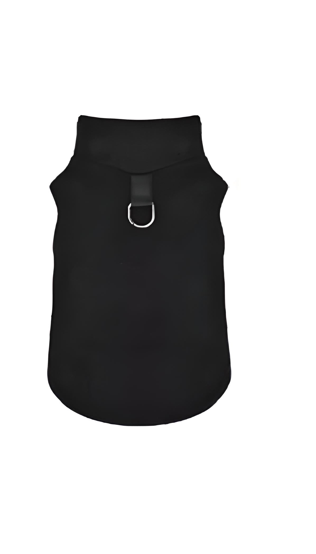 Жилетка флисовая для собак S Black