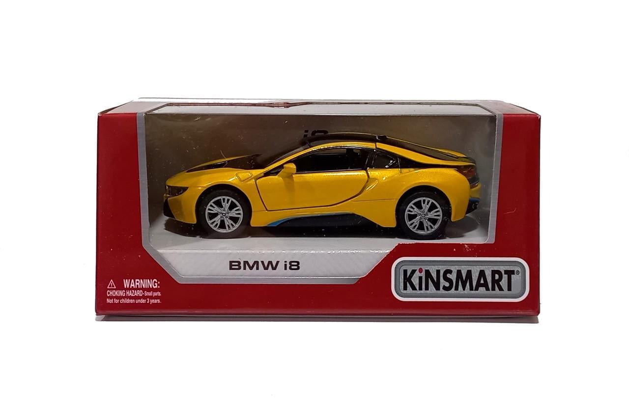 Машинка металлическая KT 5379 WA KINSMART BMW i8 инерция в коробке Желтый (6903192694016) Машинка металлическая KT 5379 WA KINSMART BMW i8 инерция в коробке Желтый (6903192694016)
