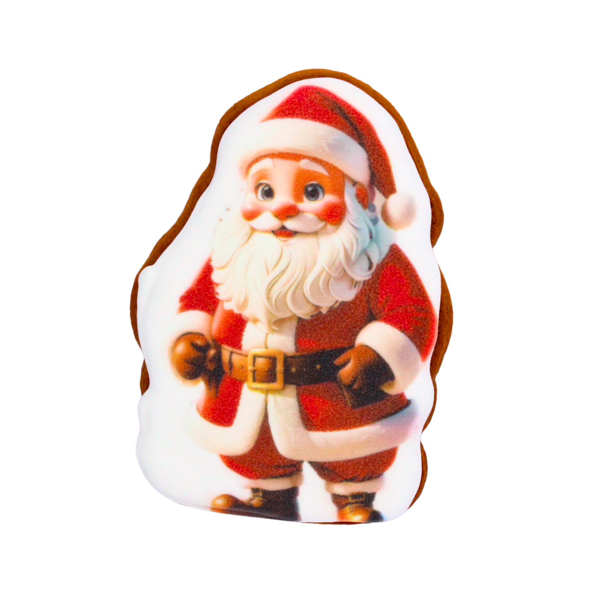 Пряник с принтом Крафт Печенье Новый год Санта-Клаус 3D 45 г (nw045124)