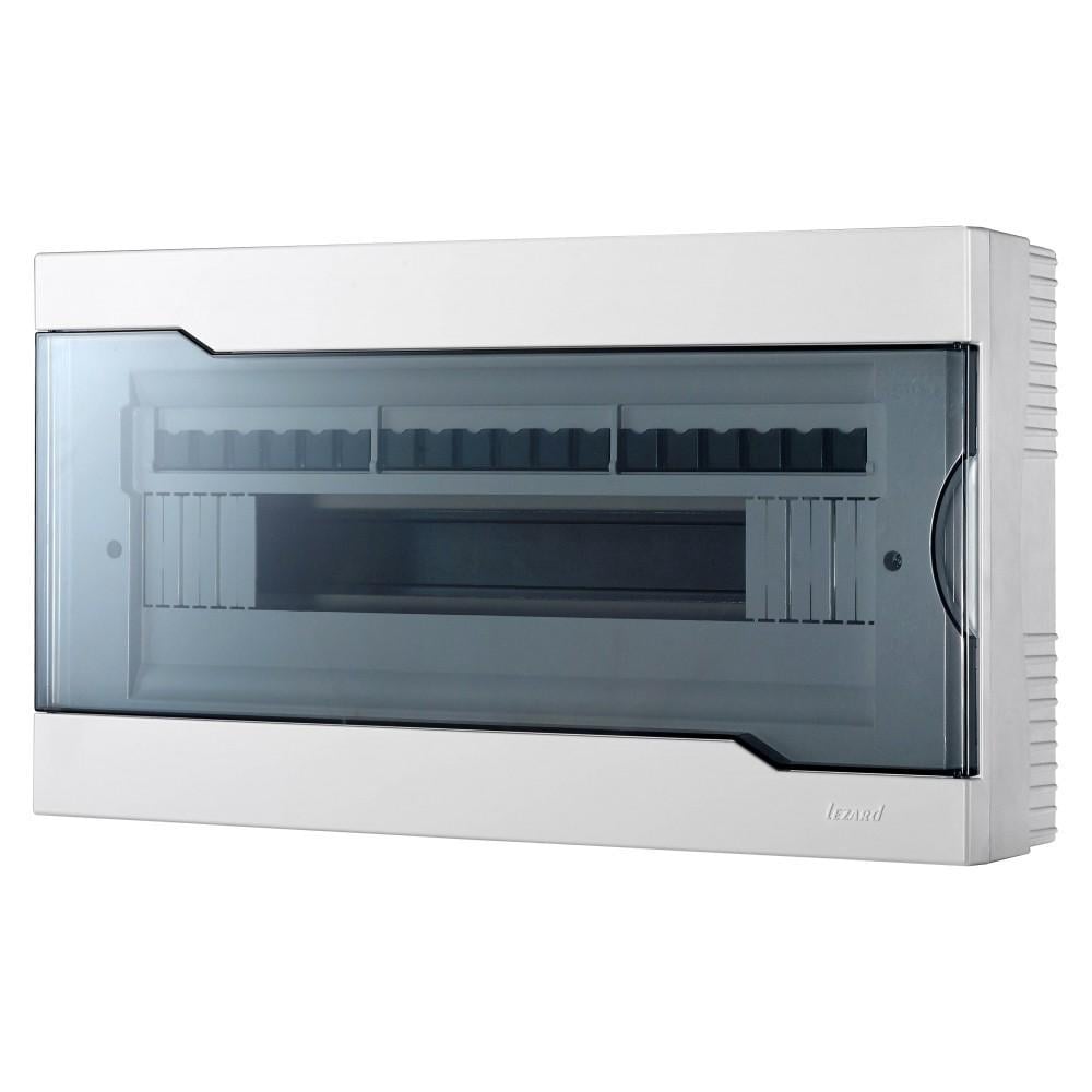 Щиток навесной Lezard пластиковый на 18 модулей Белый (23811962)